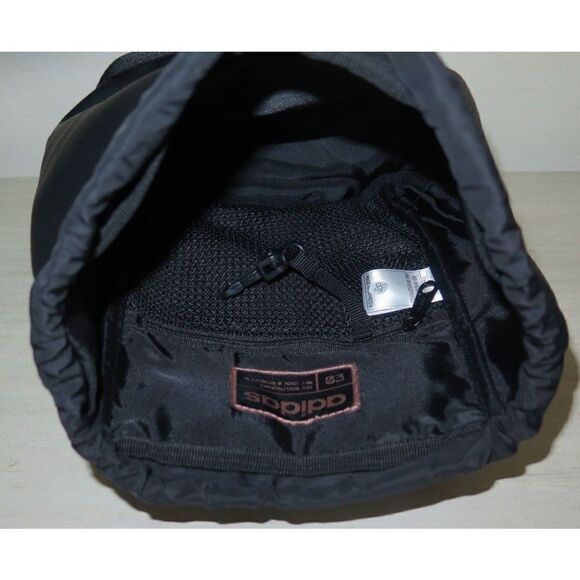 adidas 5150804 Unisex Black/Rose Gold PU Leather Mini Backpack - Picture 10 of 11